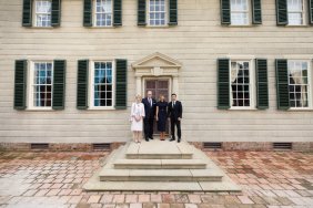 The presidential couple visited Mount Vernon where Olena Zelenska presented a Ukrainian-language audio guide