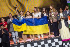 Женская сборная Украины во второй раз в истории завоевала «золото» на шахматной Олимпиаде  