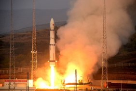China launched three new satellites into space