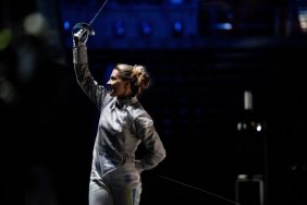 She did not cancel, but suspended.  The Fencing Federation clarified the decision regarding Harlan