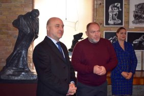 Посол Грузії в Україні Георгій Закарашвілі відвідав Музей-майстерню Івана Кавалерідзе