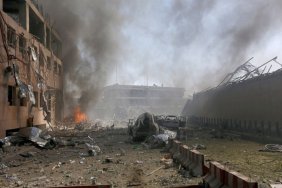 Explosions and gunfire near military hospital in Kabul, killing 19 people