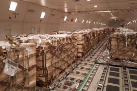 The ninth plane with ammunition arrived in Ukraine from the U.S.