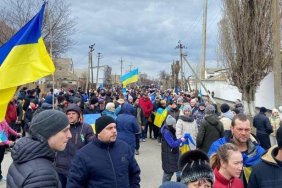 In Kakhovka, occupants opened fire to disperse a pro-Ukrainian rally