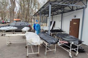 Буча: показали морг, куди звозять убитих
