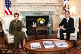  The First Lady of Ukraine met with the U.S. Secretary of State in Washington