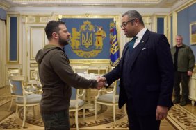 A meeting between Volodymyr Zelenskiy and the head of the British Foreign Ministry, Cleverley, took place in Kyiv