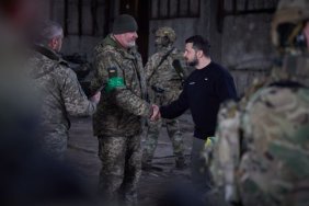 Зеленський відвідав українські позиції на Бахмутському напрямку