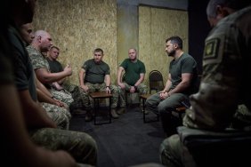 Зеленський провів зустріч із бійцями, які борються з ворогом на Донеччині