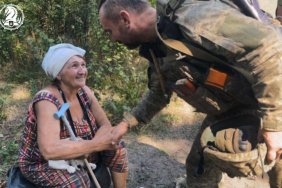 Ukrainian Armed Forces evacuate civilians from liberated Robotyne on armored vehicles