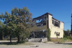 Центр Куп'янська під обстрілом