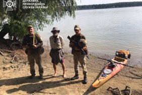 Американець нелегально заплив в Україну на байдарці, - ДПСУ