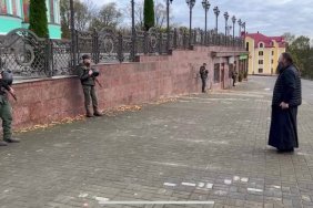 Security forces surround the Bancheny Monastery of the UOC: clergy and parishioners did not let them into the territory
