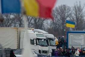 Romanian farmers blocked the Halmeu-Dyakovo checkpoint on the border with Ukraine