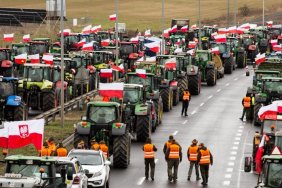 Польські фермери заблокували два пропускні пункти на кордоні з Німеччиною, утворилися великі пробки