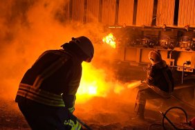 Росіяни атакували критичний об'єкт у Львівській області, виникла пожежа