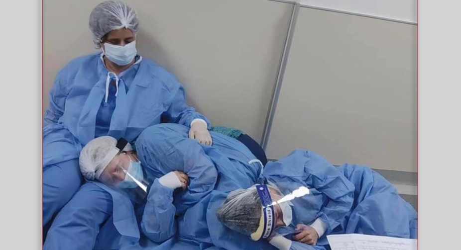  Georgian doctors in harsh conditions