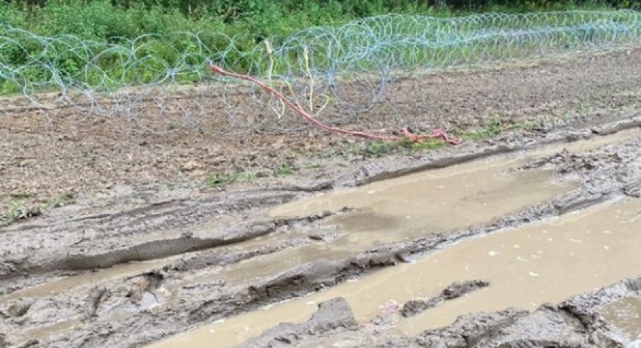 На кордоні Польщі і Білорусі зруйнували паркан: зловмисників затримали