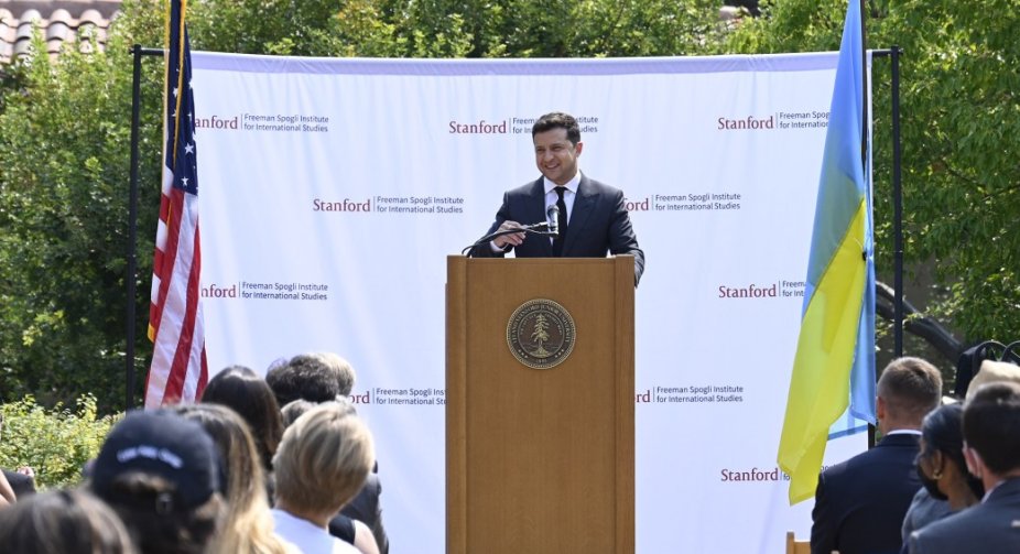 "Everything is possible" is the motto of modern Ukraine, - Vladimir Zelensky spoke at Stanford University