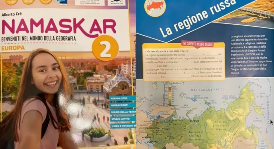 В італійському підручнику Україну назвали "російським регіоном"