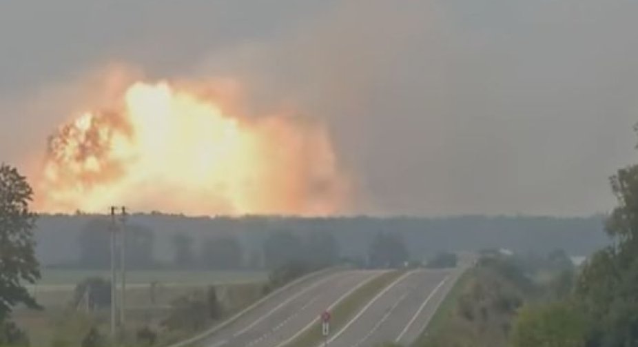 Вибухи на арсеналі під Калинівкою відбулися через диверсію 