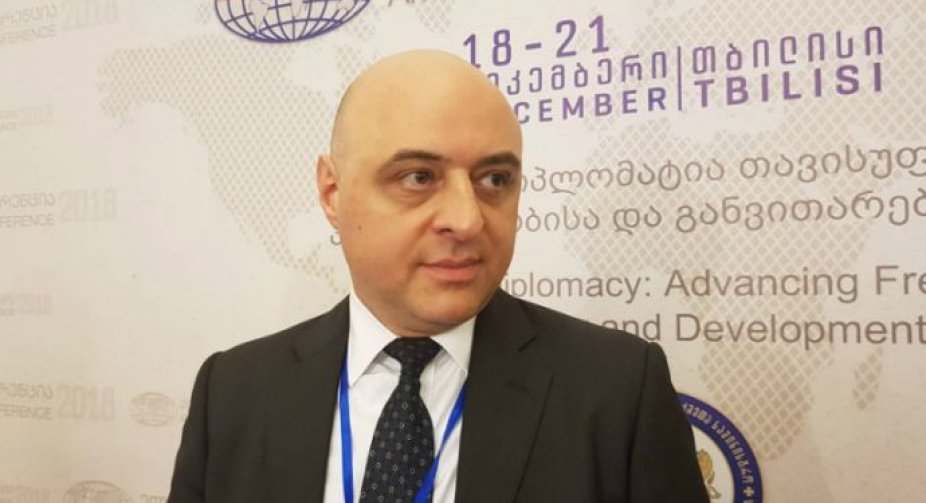 Georgia's new ambassador discusses situation with Saakashvili at Ukrainian Foreign Ministry