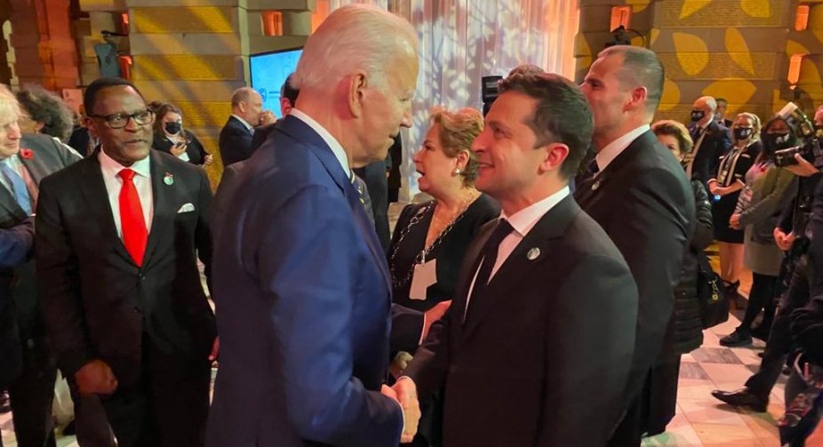 Discussed the security situation in Donbas - Zelensky met with Biden in Glasgow