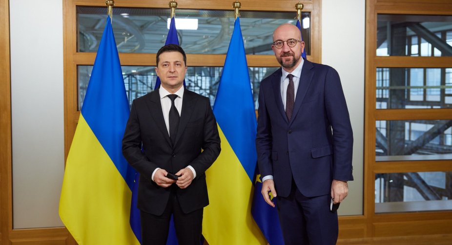 Чекаємо на сигнали від Євроради про неприпустимість ескалації - Зеленський у Брюсселі