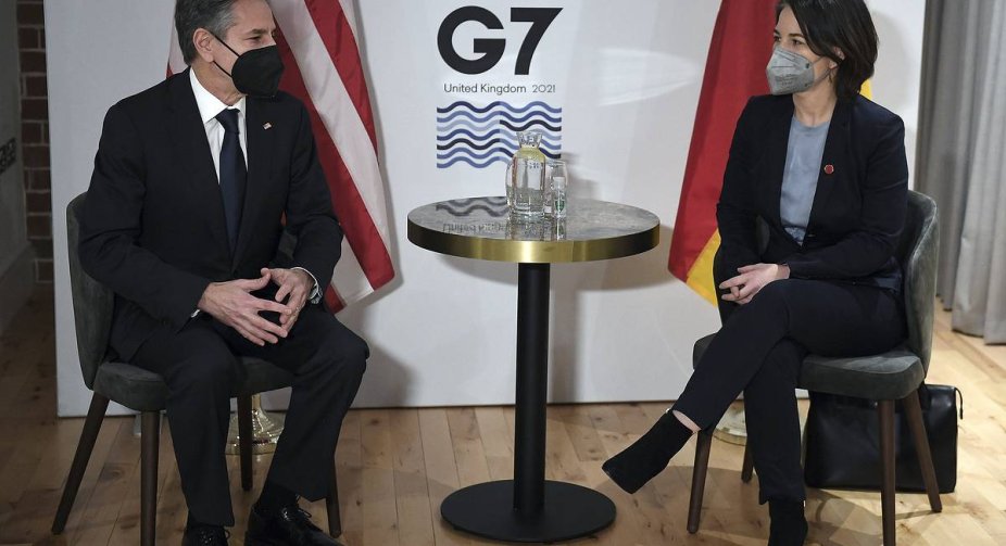 Unwavering Support for Ukraine - Meeting of the New German Foreign Minister and the U.S. Secretary of State