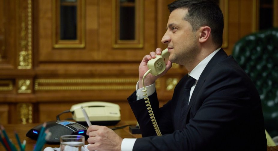 Volodymyr Zelenskyy had a phone conversation with Justin Trudeau