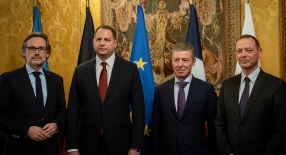 The Elysee Palace issued a communiqué on the results of the Normandy quartet talks