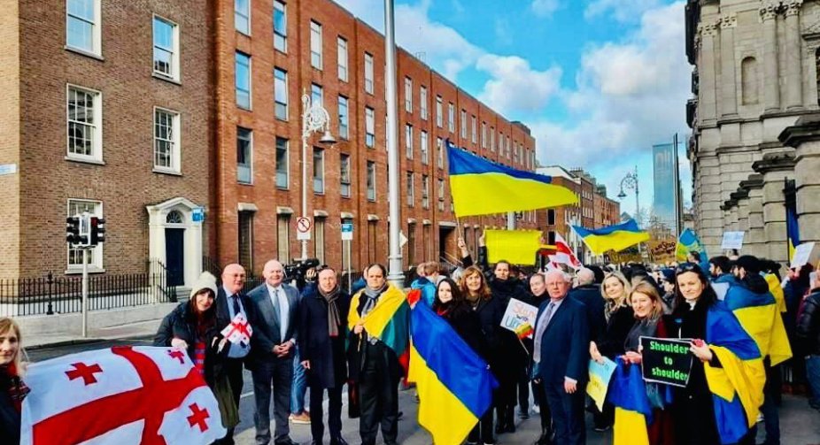 Діаспори країн світу вийшли на вулицю на підтримку України у Дубліні