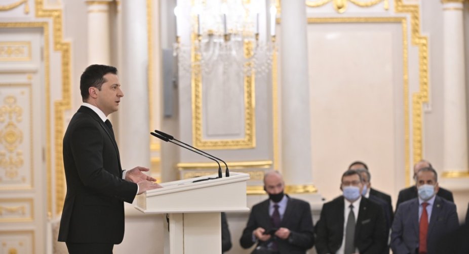 Президент Зеленський провів прес-конференцію для іноземних ЗМІ