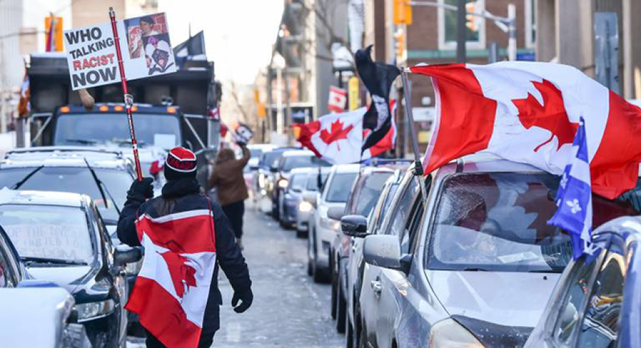 Trucker protest in Canada - state of emergency