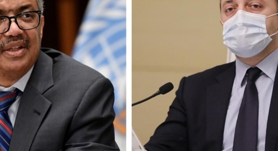 Irakli Gharibashvili and WHO Director General had a telephone conversation about vaccination