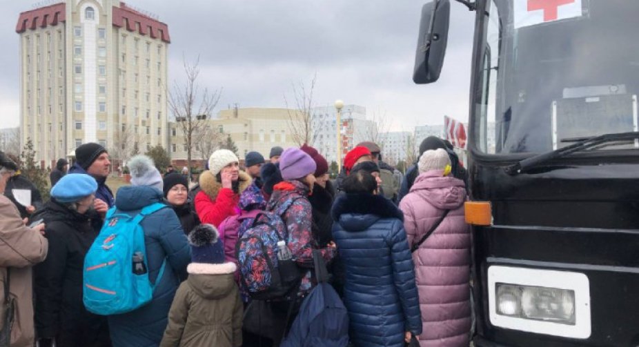 Окупанти розгорнули гуманітарну колону із Запоріжжя до Енергодару