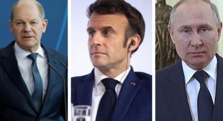 Макрон та Шольц знову зателефонували Путіну