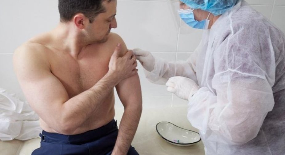Zelensky was vaccinated against COVID-19