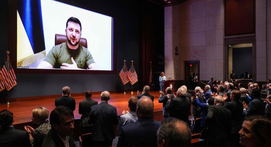 Зеленський виступив перед Конгресом США та закликав надати Україні ППО та літаки