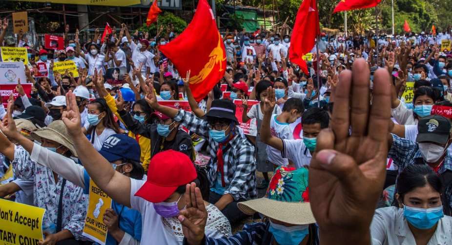 Four dead in Myanmar as police fire to break up protests as diplomatic effort stalls
