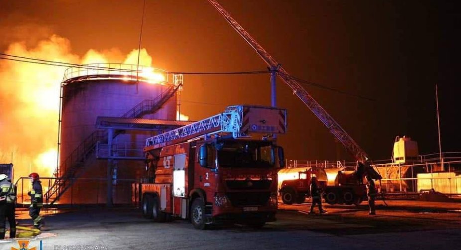 In the Dnipropetrovsk region, the occupants shelled an oil depot