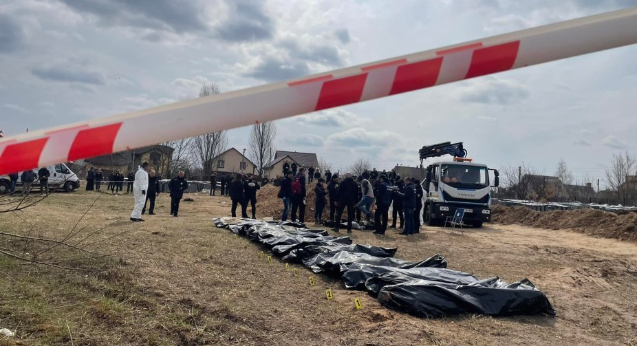 Exhumation of bodies of Ukrainians killed during the Russian occupation began in Bucha