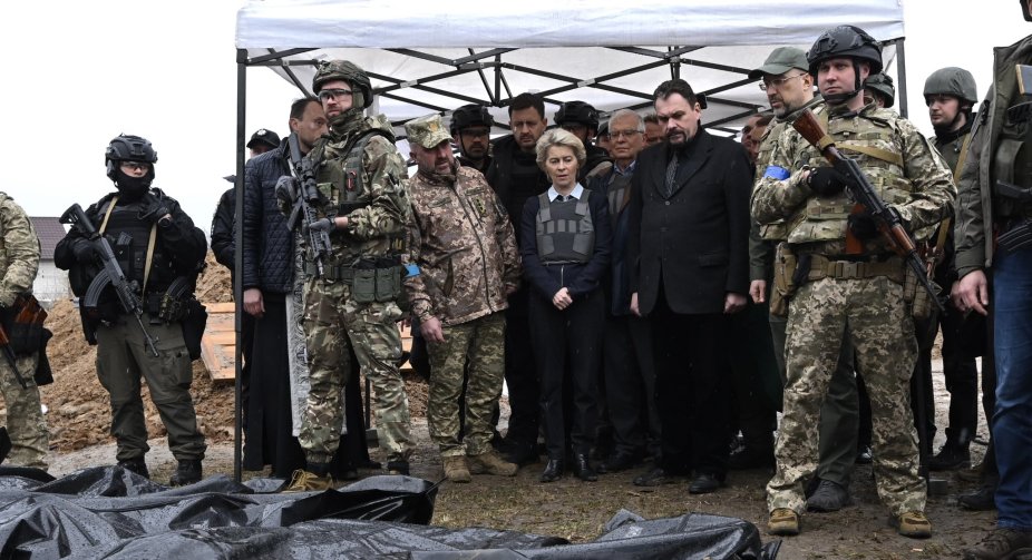 Президент Єврокомісії після візиту до Бучі: Винні у звірствах будуть притягнуті до відповідальності