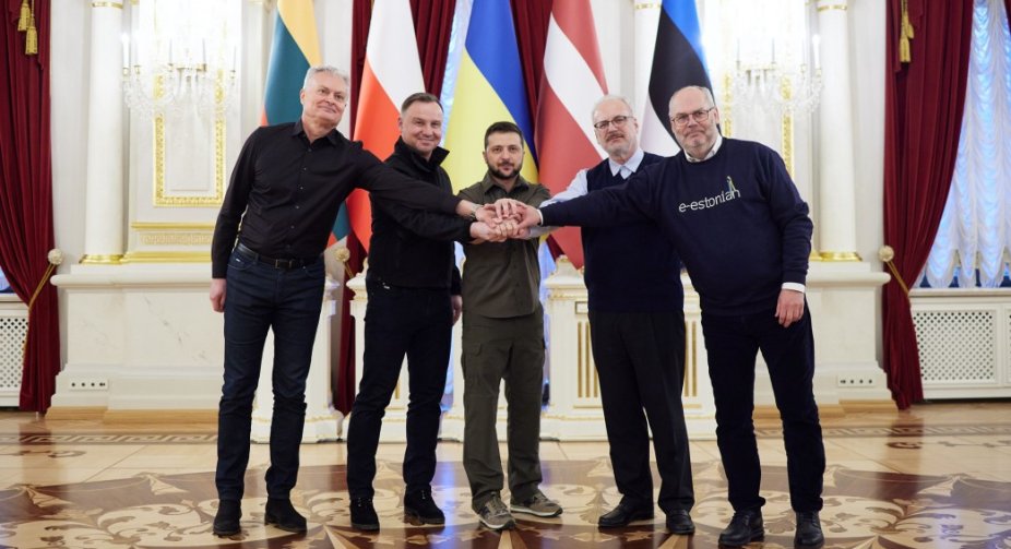 Зеленський зустрівся з президентами Польщі, Литви, Латвії та Естонії