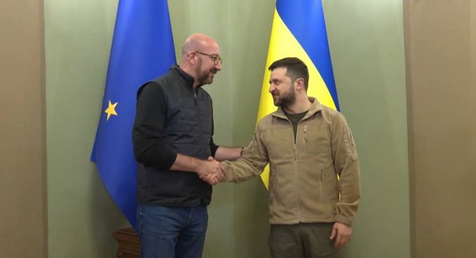 Зеленський зустрівся з Мішелем: сторони обговорили санкції проти РФ та підтримку України