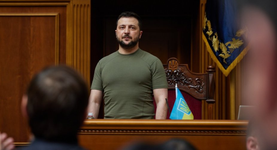 Зеленський уперше з початку війни виступив у Верховній Раді