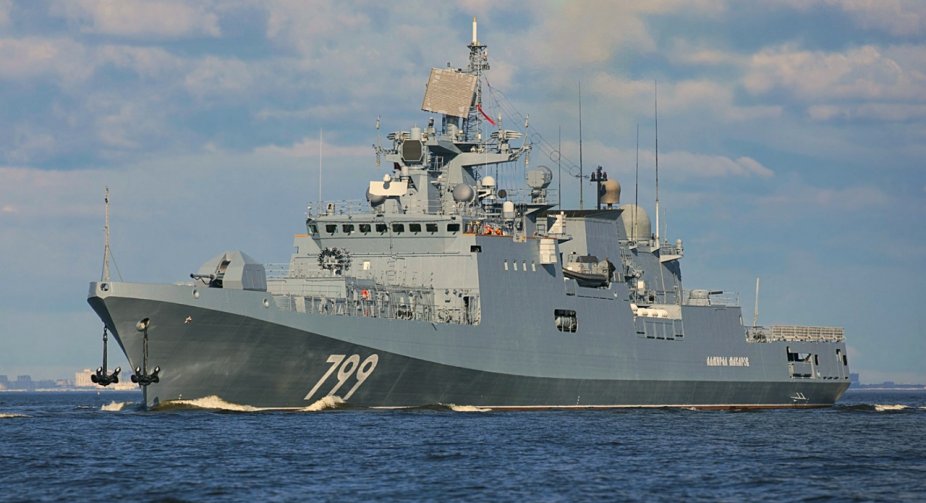 A Russian frigate is on fire near Zmiinyi in the Black Sea  
