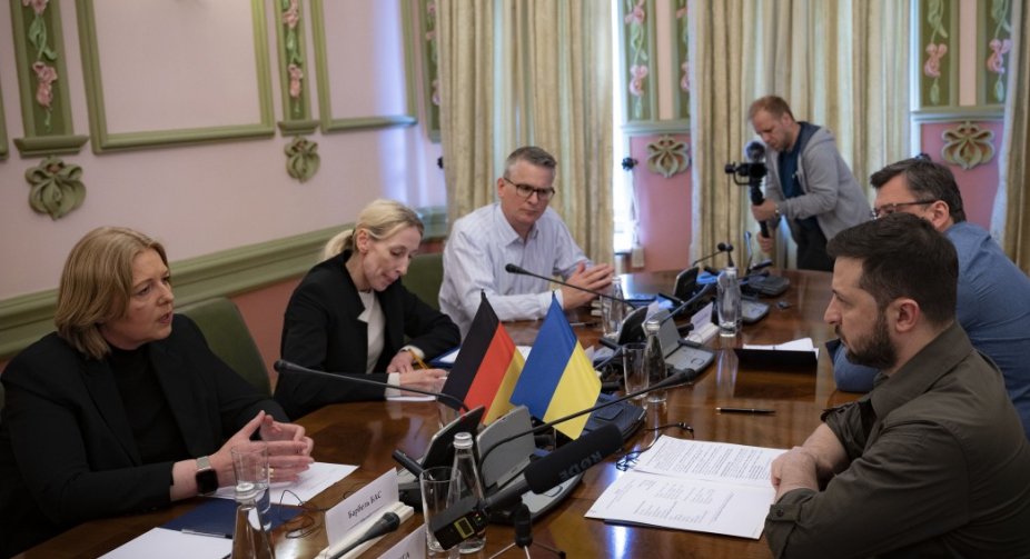 Зеленський провів зустріч із президентом Бундестагу ФРН Бербель Бас
