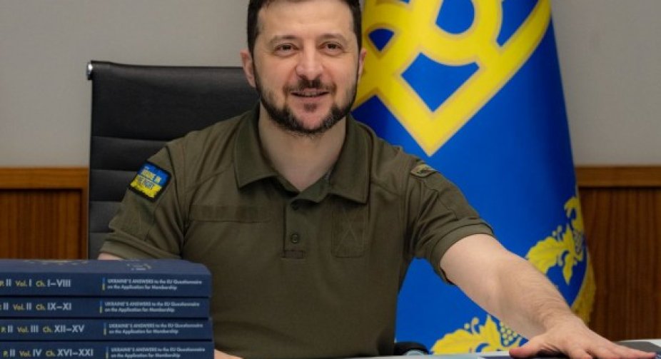 Volodymyr Zelensky: Ukraine completed the second part of the questionnaire on EU membership  