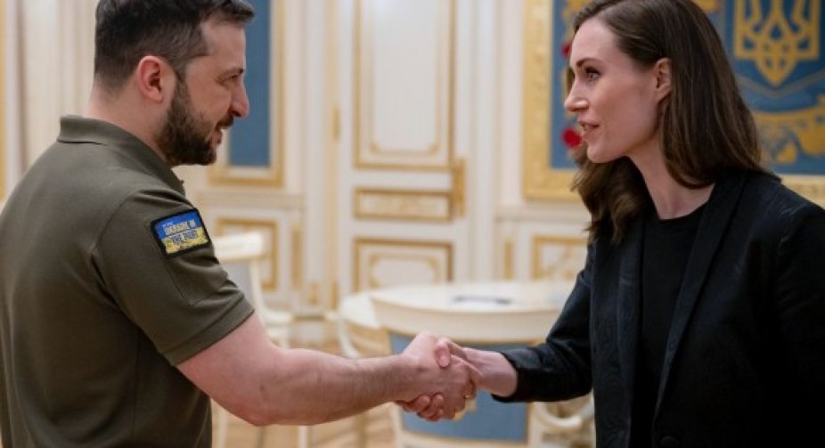 Volodymyr Zelensky met with the Prime Minister of Finland  